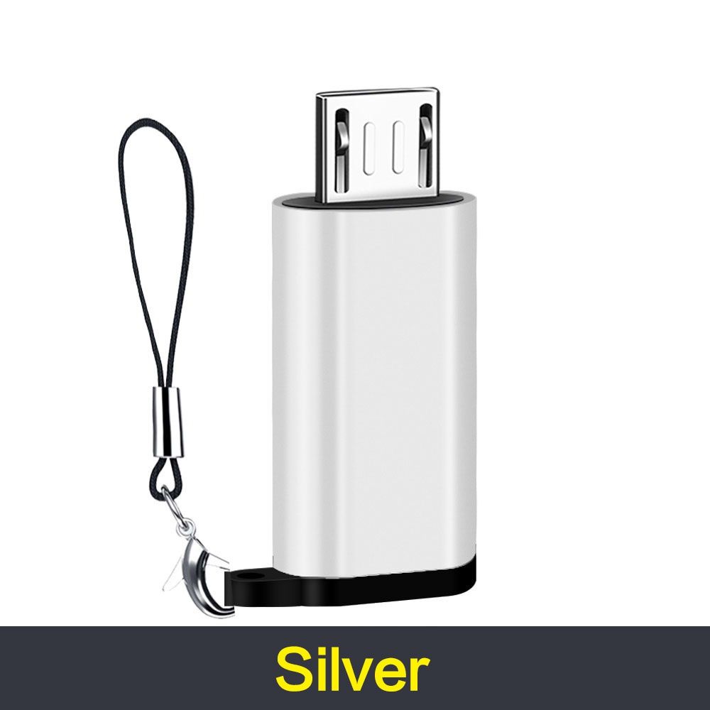 STONEGO Type C to Micro USB Adapter, Type C Female to Micro USB Male Convert Connector Support Charge Data Sync Compatible with